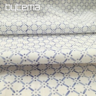 Decorative fabric Grid blue