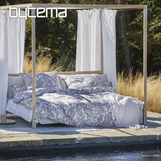 IRISETTE luxury satin bedding FLORENZ 8447-20 BLAU
