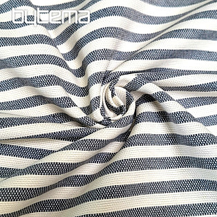 Decorative fabric LEO GRIS gray stripe