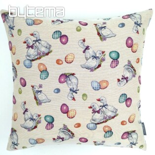 Gobelin cushion cover Goose white