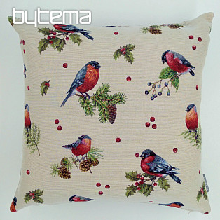 Tapestry pillow cover WINTER BIRD 45x45