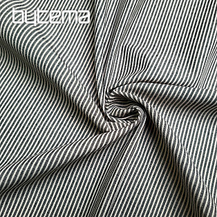 Cotton fabric BLACK STRIPE