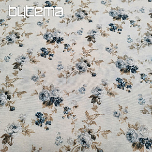 Decorative fabric BLUE ROSE ALISA