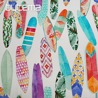 Decorative fabric SURF TURQUOISE
