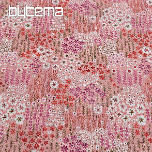 Cotton fabric EMMA PINK