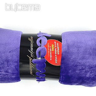 Blanket SLEEP WELL microfiber short pile - purple