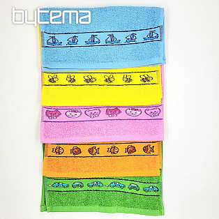 Children's colorful towel