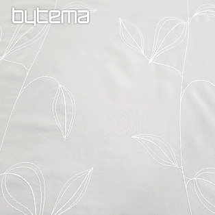 Voile curtain EMBROIDERED LEAVES