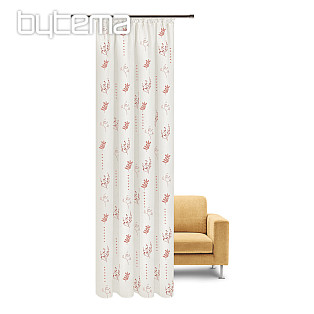NATURE Gerster curtain FLOWERS RED