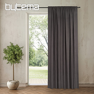 NATURE Gerster curtain GRAY BROWN