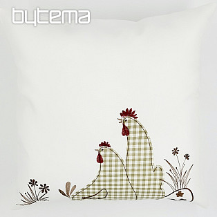 Embroidered Easter cover HENS check