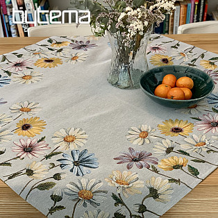 Tapestry tablecloth and shawl DAISY II