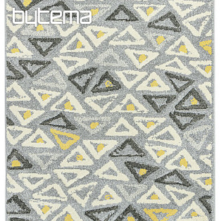 Piece carpet PORTLAND black and yellow