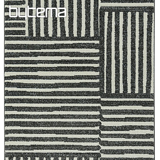 Piece carpet PORTLAND black and white