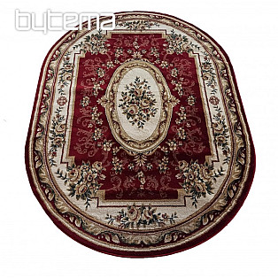 Oval carpet EXCLUSIVE 04 red