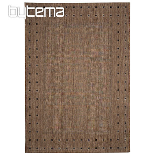 Buckle carpet FLOORLUX 20329 - coffee - black