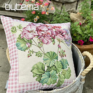 Tapestry cushion cover PELARGONIE