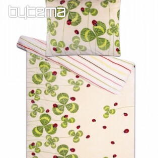 Bedding for the crib - Ladybird microflannel