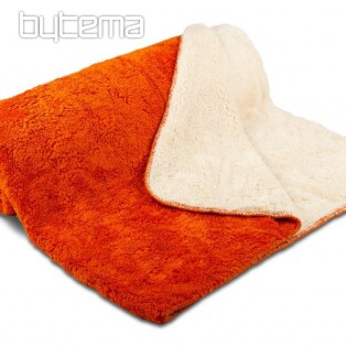 Blanket SHEEP 150/200 dark orange / cream