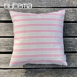 Decorative pillowcase TREBOL PINK STRIPES