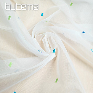 Curtain SINA blue square