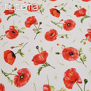 Decorative fabric POPPIES