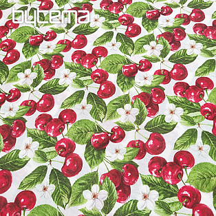 Decorative fabric CHERRIES