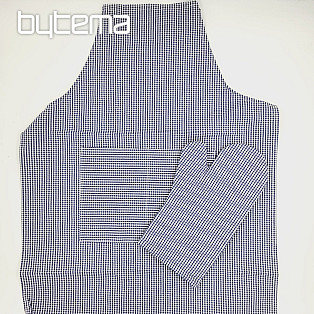 APRON WITH GLOVES blue check