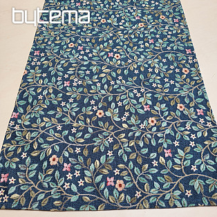 Tapestry tablecloth and scarf TREE OF HAPPINESS all-over BLUE