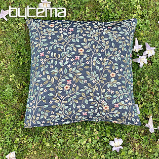 Tapestry pillowcase TREE OF HAPPINESS all-over BLUE