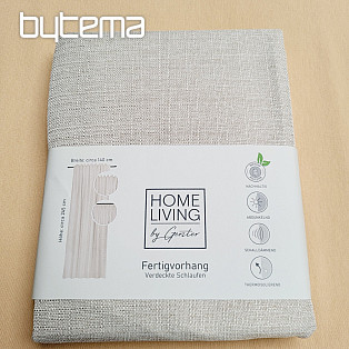 Luxurious ready-made curtain HOME LIVING beige