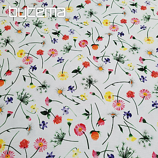 Decorative fabric SPRING FLOWERS