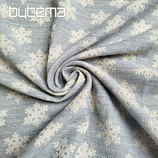 Luxurious decorative fabric FLAKES GREY