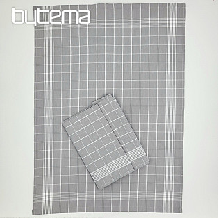 Cotton towels LIGHT GREY CHECK