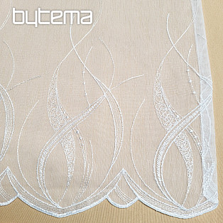Ready-made curtain with embroidery V 614