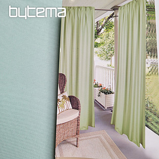 Decorative outdoor curtain GAIA GREEN