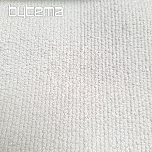 Luxurious monochrome designer decorative fabric GERSTER 77052/10 WHITE