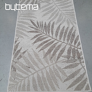 Outdoor rug Duce in - out flowers brown