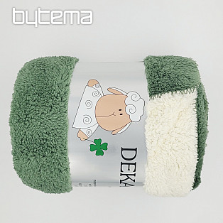Sheep-sheep blanket FOREST GREEN