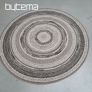 Outdoor rug STAR rosette gray-brown
