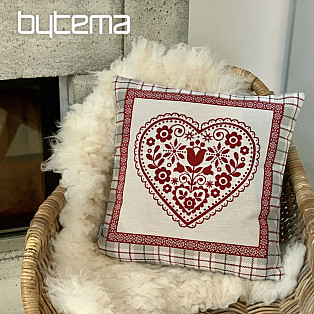 Tapestry pillowcase HEART IN A BOX 2