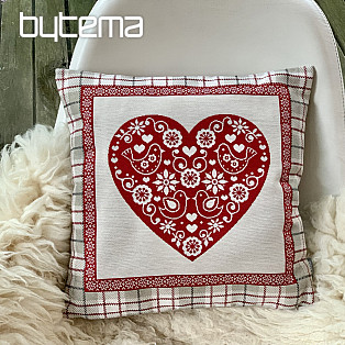 Tapestry pillowcase HEART IN A BOX 1