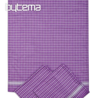 Towels purple-white cube 50x70cm 3pcs