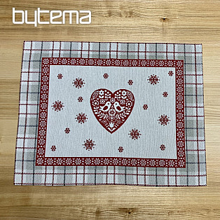 Tapestry placemat HEART IN KARA