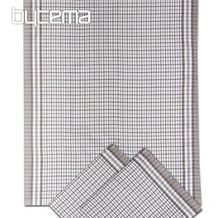 Bamboo tea towels - small cube gray 3 pcs