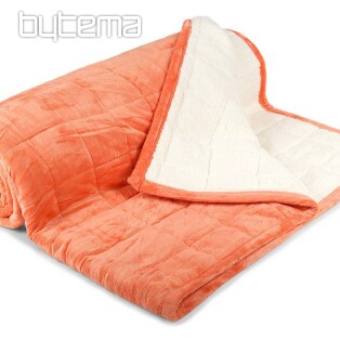 Microfiber blanket EXTRA SOFT SHEEP - salmon