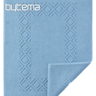 DENVER terry bath mats light blue