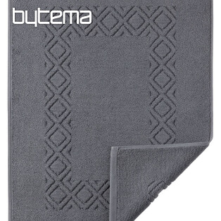 DENVER terry bath mats dark grey