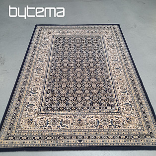 Woolen classic carpet ORIENT allover blue pattern