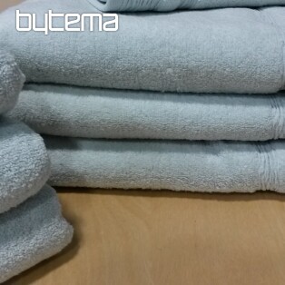 Luxurious towel EGERIA green-grey